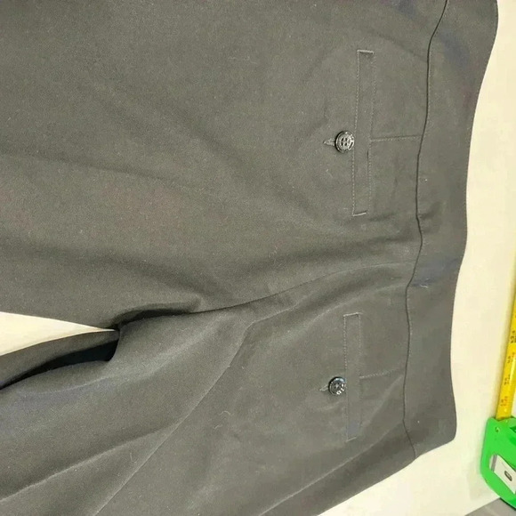 Express design studio women’s black pants button sailor front straight leg sz8 - Picture 6 of 8